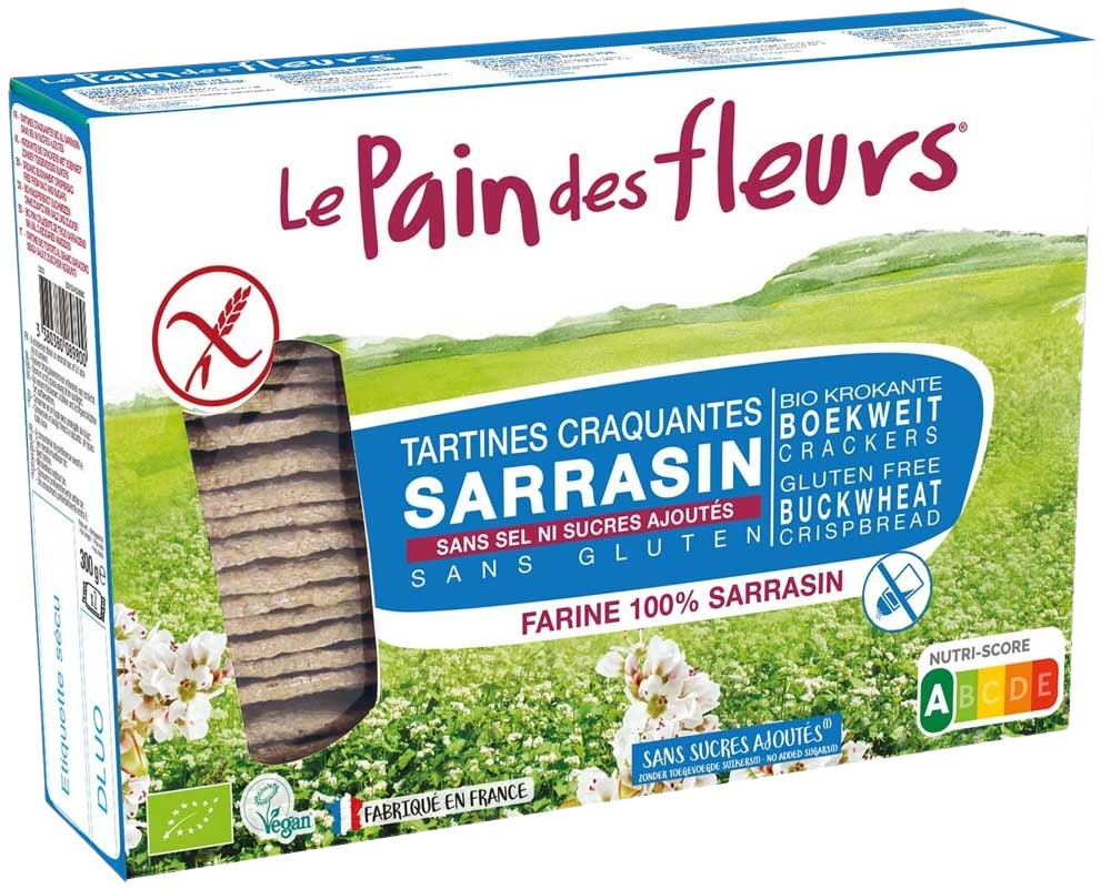 Tartine bio sarrasin sans sel ni sucres - 1