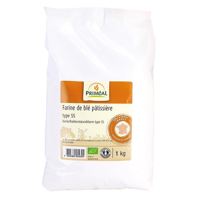 Farine de blé pâtissière t55 bio (france) - 1