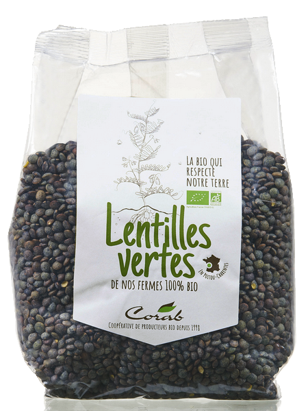 Lentilles vertes bio - 1