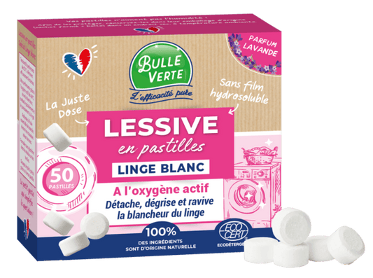 Lessive linge blanc en pastilles - 1