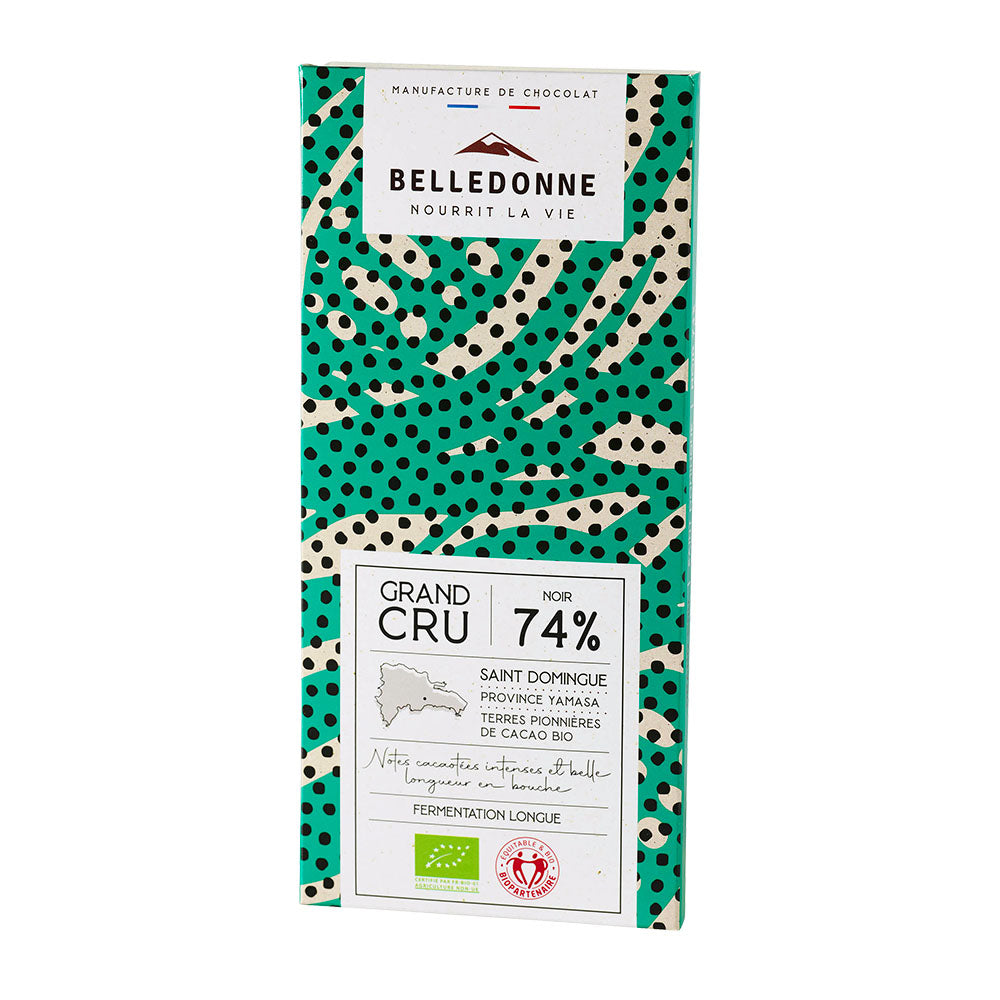 Tablette noir 74% st domingue bio - 1