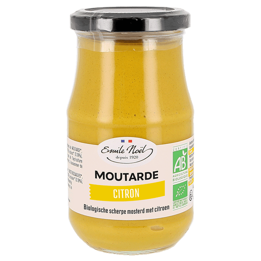 émile Noël -- EOL Moutarde forte au citron bio - 200 g